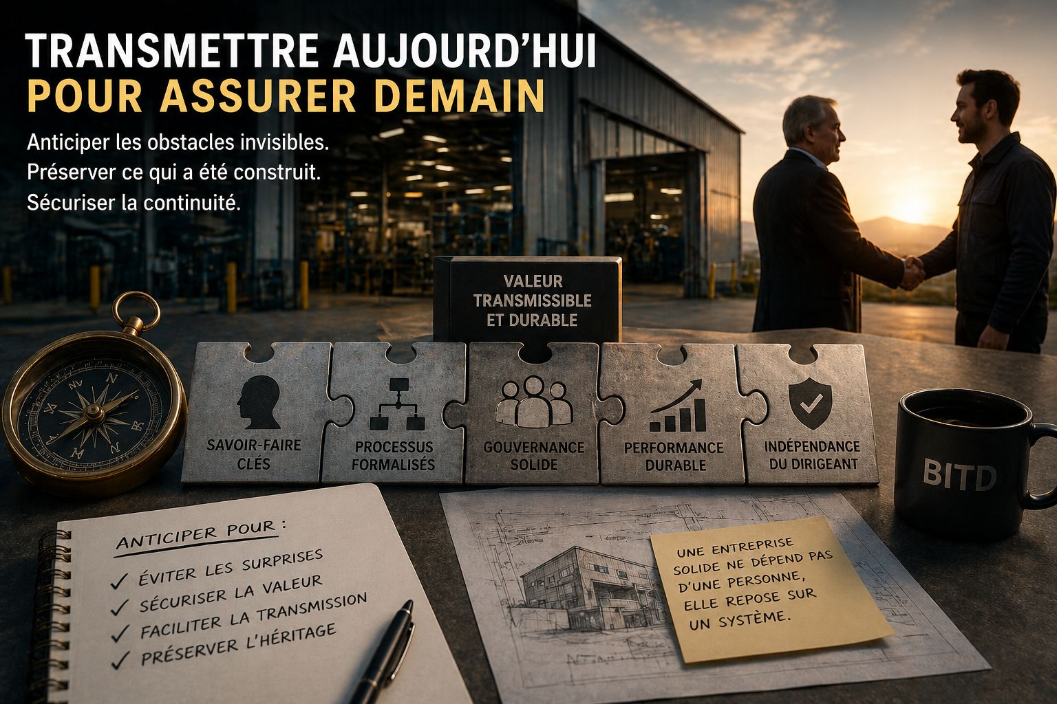 Transmettre une PME de la BITD : les obstacles que personne ne vous dit d'anticiper