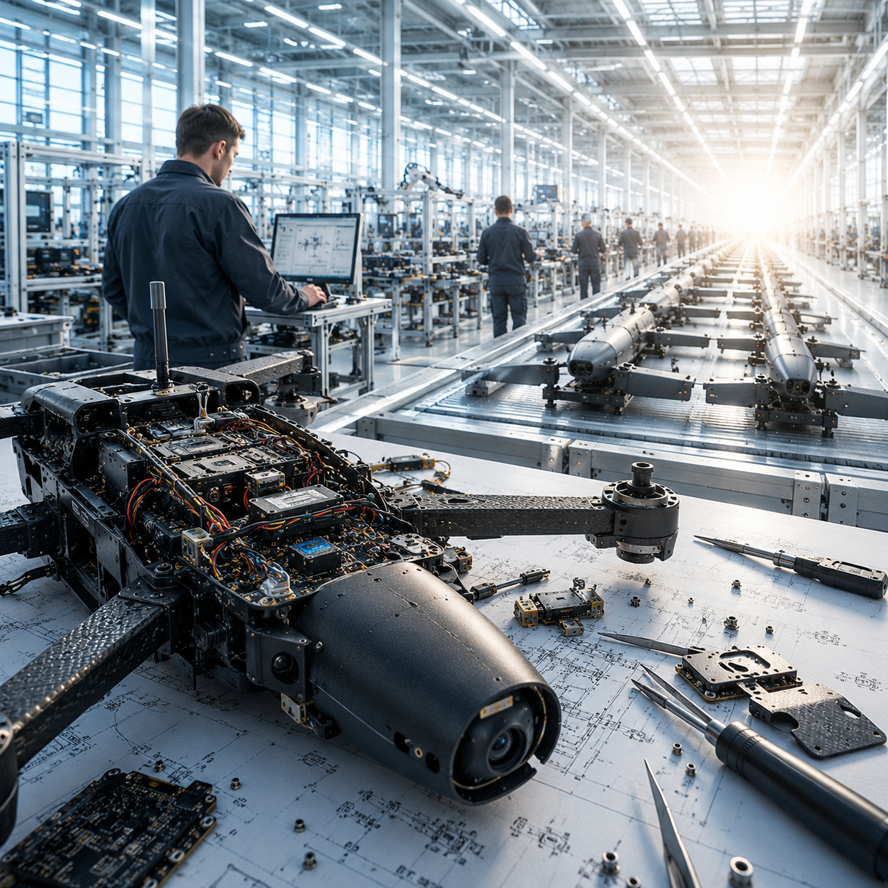 La filière drone change d'échelle : anatomie d'un basculement industriel et financier